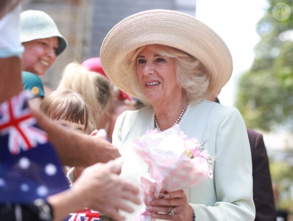 Le roi Charles III d'Angleterre et Camilla Parker Bowles, reine consort d'Angleterre, assistent à une cérémonie à l'église anglicane St. Thomas à Sydney, le 20 octobre 2024. La visite du roi en Australie sera sa première en tant que monarque, et le CHOGM, réunion des chefs de gouvernement du Commonwealth 2024 (21-26 octobre) à Samoa, sera sa première en tant que chef du Commonwealth. 