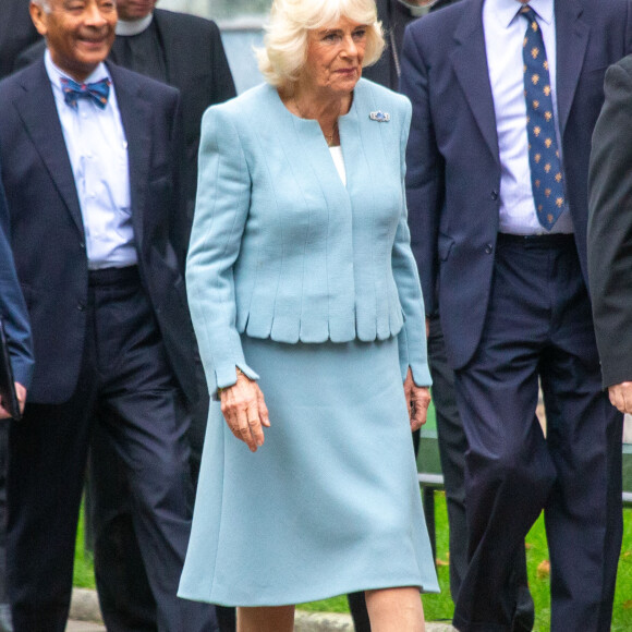 La femme de Charles III est atteint d'une infection thoracique d'après les médias britanniques
La reine consort d'Angleterre Camilla Parker Bowles à son arrivée en l'abbaye de Westminster à Londres, pour visiter le projet Sacristy. Le 3 octobre 2024 © Tayfun Salci / Zuma Press / Bestimage 