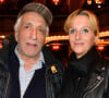 Exclusif - Gérard Darmon et sa femme Christine - Générale de la pièce "L'heureux élu", une comédie de Eric Assous au Théâtre de la Madeleine à Paris, le 24 octobre 2016.