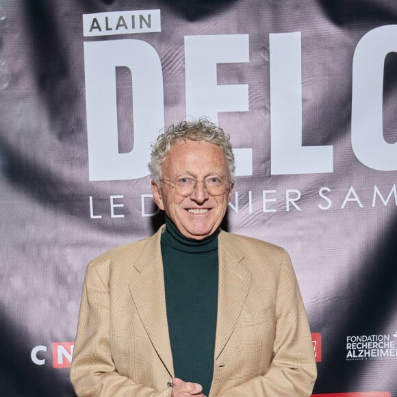 Exclusif - Nelson Monfort au photocall de la soirée Ciné-concert symphonique "Alain Delon, le dernier Samouraï" au Palais des congrès à Paris le 8 novembre 2024 le jour de son anniversaire. © Jacovides / Moreau / Bestimage 