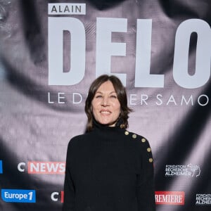 Exclusif - Mathilde Seigner au photocall de la soirée Ciné-concert symphonique "Alain Delon, le dernier Samouraï" au Palais des congrès à Paris le 8 novembre 2024 le jour de son anniversaire. © Jacovides / Moreau / Bestimage 