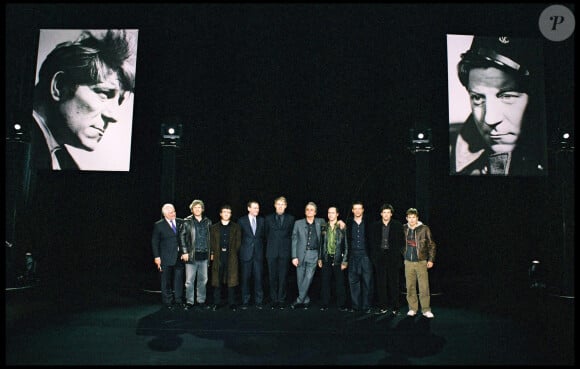 Alain Delon - Hommage pour les 100 ans de la naissance de Jean Gabin le 3 février 2004.