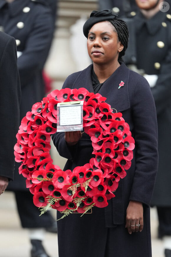 Kemi Badenoch - La famille royale honore les disparus des deux guerres mondiales lors de la cérémonie Remembrance Sunday ( Dimanche du souvenir ) au Cénotaphe à Londres