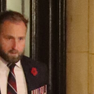 Le prince William, prince de Galles, Catherine Kate Middleton, princesse de Galles à la sortie du Festival du souvenir (Festival of Remembrance) au Royal Albert Hall, Londres le 9 novembre 2024