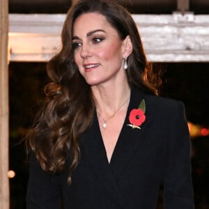 Catherine Kate Middleton, princesse de Galles - La famille royale du Royaume Uni assiste au Festival du souvenir (Festival of Remembrance) au Royal Albert Hall, Londres le 9 novembre 2024. © Chris Ratcliffe / Pool / Julien Burton via Bestimage 