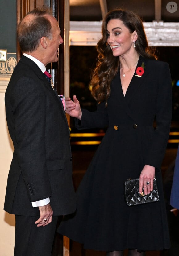 Catherine Kate Middleton, princesse de Galles - La famille royale du Royaume Uni assiste au Festival du souvenir (Festival of Remembrance) au Royal Albert Hall, Londres le 9 novembre 2024. © Chris Ratcliffe / Pool / Julien Burton via Bestimage