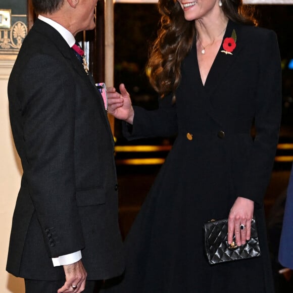 Catherine Kate Middleton, princesse de Galles - La famille royale du Royaume Uni assiste au Festival du souvenir (Festival of Remembrance) au Royal Albert Hall, Londres le 9 novembre 2024. © Chris Ratcliffe / Pool / Julien Burton via Bestimage