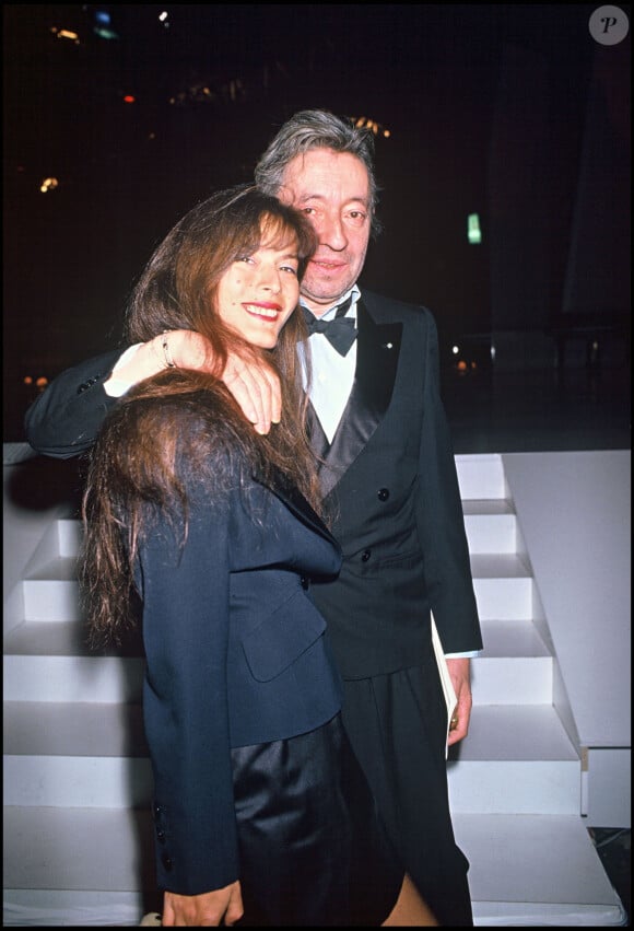 Serge Gainsbourg et Bambou en 1990