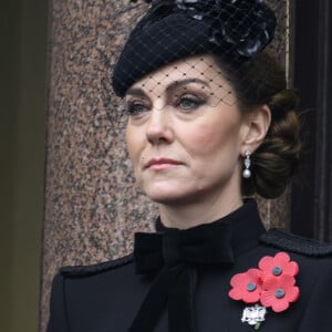 Catherine Kate Middleton, princesse de Galles honore les disparus des deux guerres mondiales lors de la cérémonie Remembrance Sunday ( Dimanche du souvenir ) au Cénotaphe à Londres (Credit Image: © Cover Images via ZUMA Press)