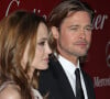 Bien qu'ils aient divorcé en 2019, leur château de Miraval qui les lie encore est au coeur de leurs disputes !
Angelina Jolie, Brad Pitt - 23ème Festival international de Palm Springs, le 7 janvier 2012.