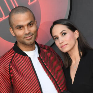 Tony Parker et son ex-femme Axelle Francine à la première de la série Netflix "Stranger Things - Saison 3" au cinéma Le Grand Rex à Paris, le 4 juillet 2019. © Guirec Coadic/Bestimage 