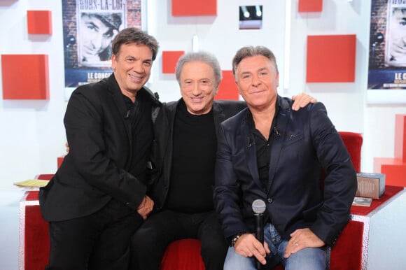 Exclusif - Jean-Felix Lalanne, Michel Drucker et Roberto Alagna - Enregistrement de l'émission Vivement dimanche, diffusée sur France 3 le 17 novembre 2024. © Guillaume Gaffiot / Bestimage 