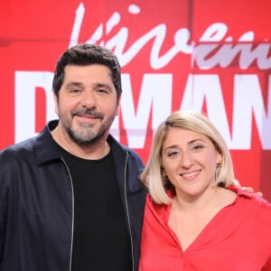 Exclusif - Patrick Fiori et Marion Mezadorian - Enregistrement de l'émission Vivement dimanche, diffusée sur France 3 le 17 novembre 2024. © Guillaume Gaffiot / Bestimage 