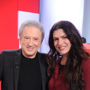 Exclusif - Michel Drucker et Elise Boghossian - Enregistrement de l'émission Vivement dimanche, diffusée sur France 3 le 17 novembre 2024. © Guillaume Gaffiot / Bestimage Suisse