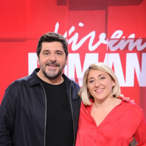 Exclusif - Patrick Fiori et Marion Mezadorian - Enregistrement de l'émission Vivement dimanche, diffusée sur France 3 le 17 novembre 2024. © Guillaume Gaffiot / Bestimage 