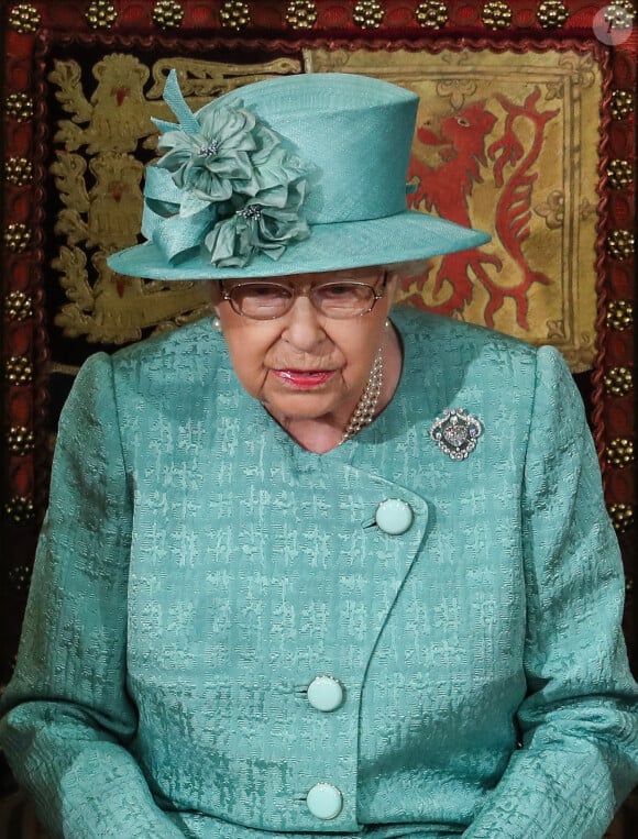 La reine Elisabeth II d'Angleterre - Arrivée de la reine Elizabeth II et discours à l'ouverture officielle du Parlement à Londres le 19 décembre 2019. Lors de son discours, la reine a dévoilé son plan décennal pour mettre à profit le Brexit et relancer le système NHS. 