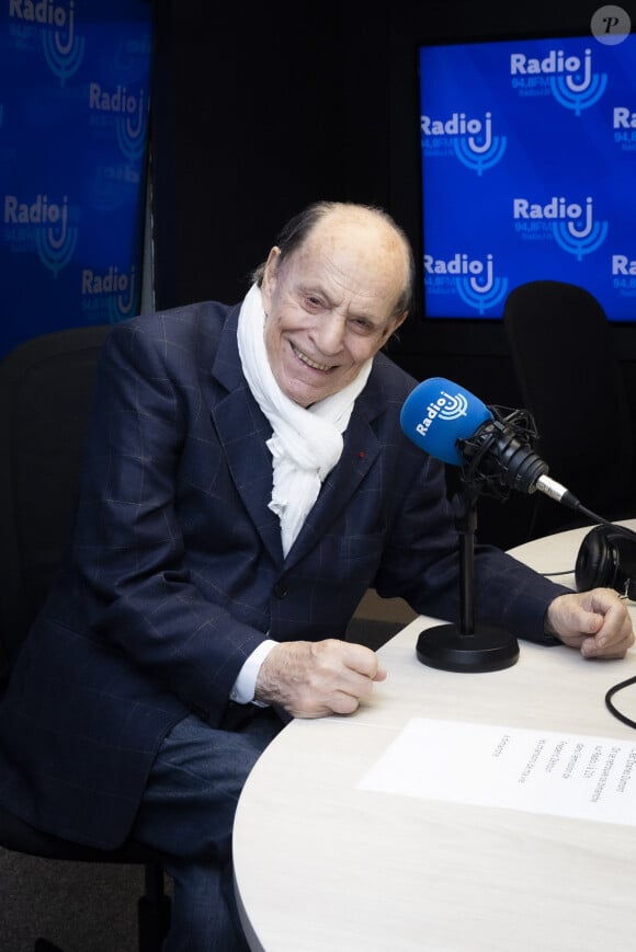 Exclusif - Charles Dumont, invité de l'émission de F.Zeitoun sur Radio J à Paris. Le 12 avril 2022 © Jack Tribeca / Bestimage 