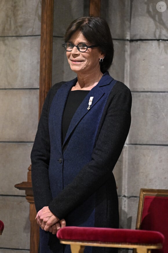 De quoi faire le bonheur des fans de la famille princière !
Stéphanie de Monaco lors de la messe à la Cathédrale de Monaco pour la fête nationale monégasque le 19 novembre 2024 à Monaco Photo by David NIVIERE/ABACAPRESS.COM