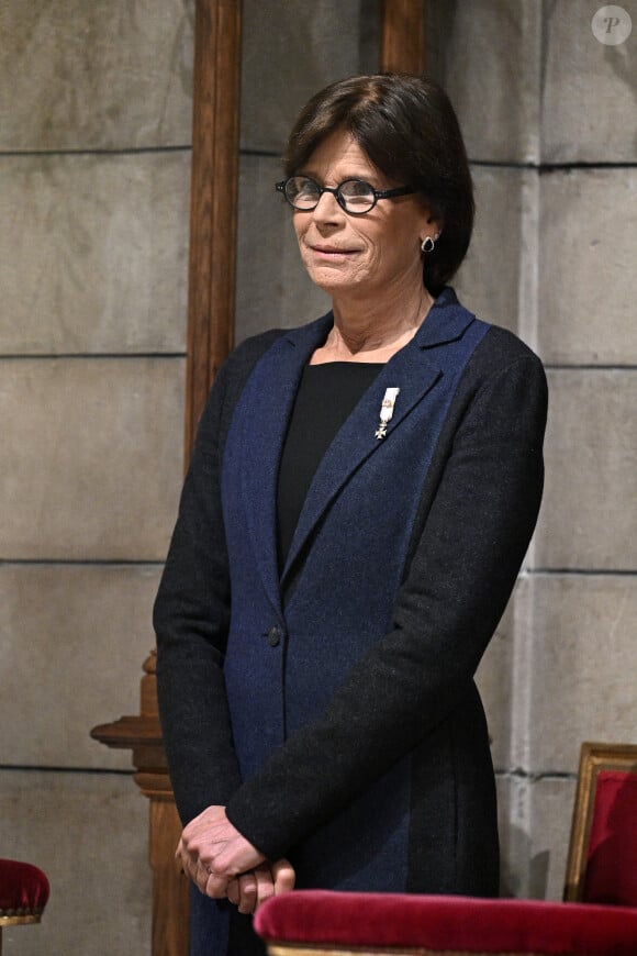 Stéphanie de Monaco lors de la messe à la Cathédrale de Monaco pour la fête nationale monégasque le 19 novembre 2024 à Monaco. Photo by David NIVIERE/ABACAPRESS.COM