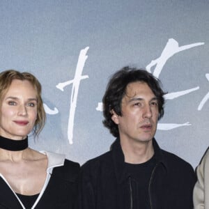 Louis Garrel, Diane Kruger, Pablo Agüero (réalisateur), Vincent Cassel lors de la première du film "Saint-Ex" au cinéma Pathé Wepler à Paris le 19 novembre 2024. © Olivier Borde / Bestimage