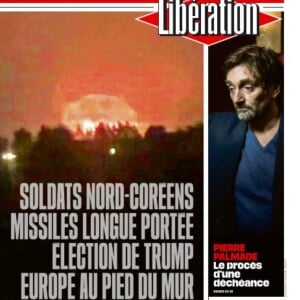 Pierre Palmade en Une de "Libération" ce 20 novembre 2024.