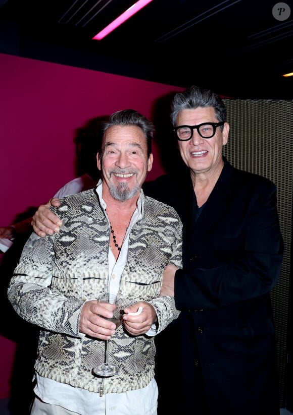 Florent Pagny et Marc Lavoine - Soirée de gala "Heroes for Imagine" qui a permis de récolter dix millions d'euros au profit de la recherche contre les maladies génétiques à Paris le 23 septembre 2024. © Dominique Jacovides / Bestimage 