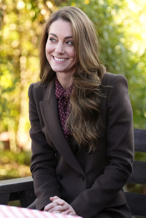 Catherine (Kate) Middleton, princesse de Galles, visite le centre communautaire de Southport pour rencontrer les familles des personnes prises dans l'attaque au couteau de Southport plus tôt cette année, à Southport, Merseyside, Royaume-Uni, le 10 octobre 2024. © Danny Lawson/WPA-Pool/Bestimage 