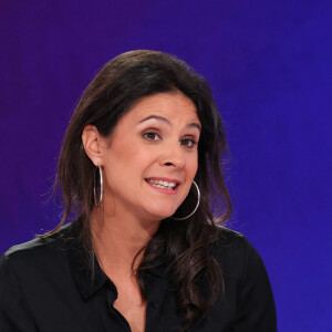 Apolline de Malherbe lors de la conférence de presse de rentrée BFM TV. - RMC du groupe Altice France à Paris, France, le 31 août 2023. © Coadic Guirec/Bestimage