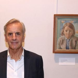 Exclusif - Bernard de La Villardière - Vernissage de l'exposition " Augustin Rouart, Portraits d'enfants " à l'occasion du livre " Entre père et fils " de J.M. Rouart. © Bertrand Rindoff / Bestimage