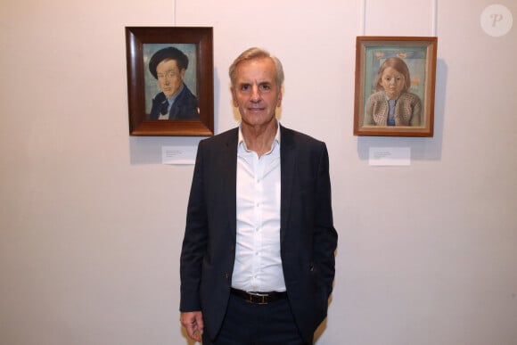 Exclusif - Bernard de La Villardière - Vernissage de l'exposition " Augustin Rouart, Portraits d'enfants " à l'occasion du livre " Entre père et fils " de J.M. Rouart. © Bertrand Rindoff / Bestimage