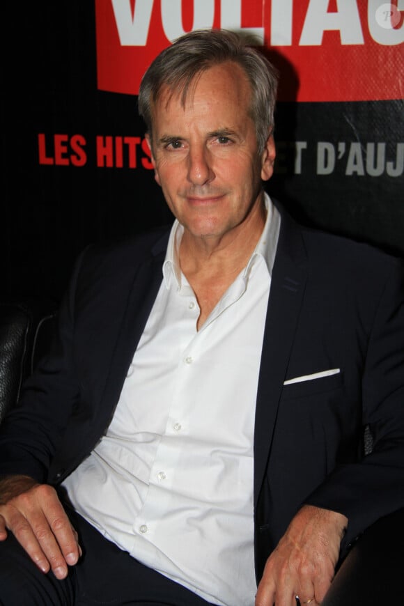 Exclusif - Bernard de La Villardière - People lors de l'enregistrement de l'émission "Le Show de Luxe" sur la Radio Voltage à Paris. Le 20 juin 2019 © Philippe Baldini / Bestimage