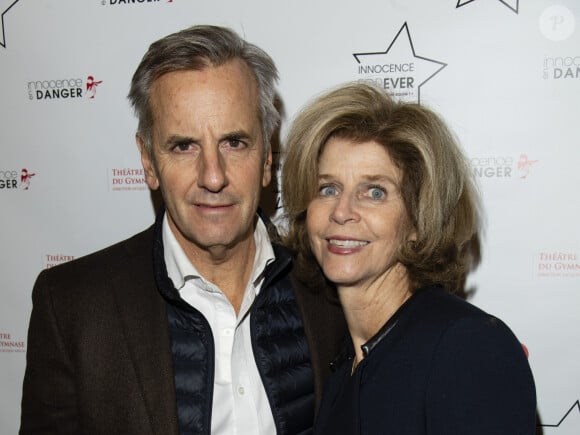 Bernard de La Villardière et sa femme Anne de la Villardière - Photocall de la soirée Innocence Forever au théâtre du gymnase à Paris le 26 novembre 2018. © Cyril Moreau-Pierre Perusseau/Bestimage