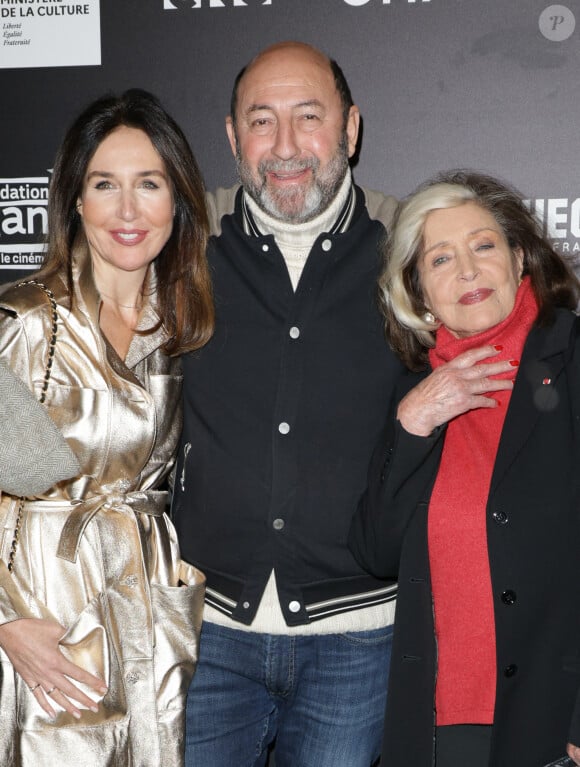 Elsa Zylberstein, Kad Merad et Françoise Fabian - Avant-première du film "Finalement" à la cinémathèque française à Paris le 11 novembre 2024. © Coadic Guirec/Bestimage