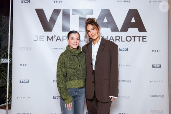 Exclusif - Camille Lellouche, Vitaa à la projection privée en avant-première du documentaire sur Vitaa (Charlotte Gonin) "Je m'appelle Charlotte" dans les locaux de TF1 à Boulogne Billancourt le 18 novembre 2024. Le documentaire sera diffusé le 22 novembre sur TMC en prime time et TF1+. © Pierre Perusseau / Bestimage 