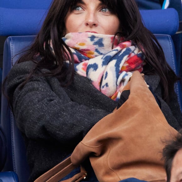 Pauline Delpech - Célébrités dans les tribunes du match de football de Ligue 2 entre le Paris FC et le FC Annecy au Stade Charlety à Paris le 23 novembre 2024. © Cyril Moreau/Bestimage