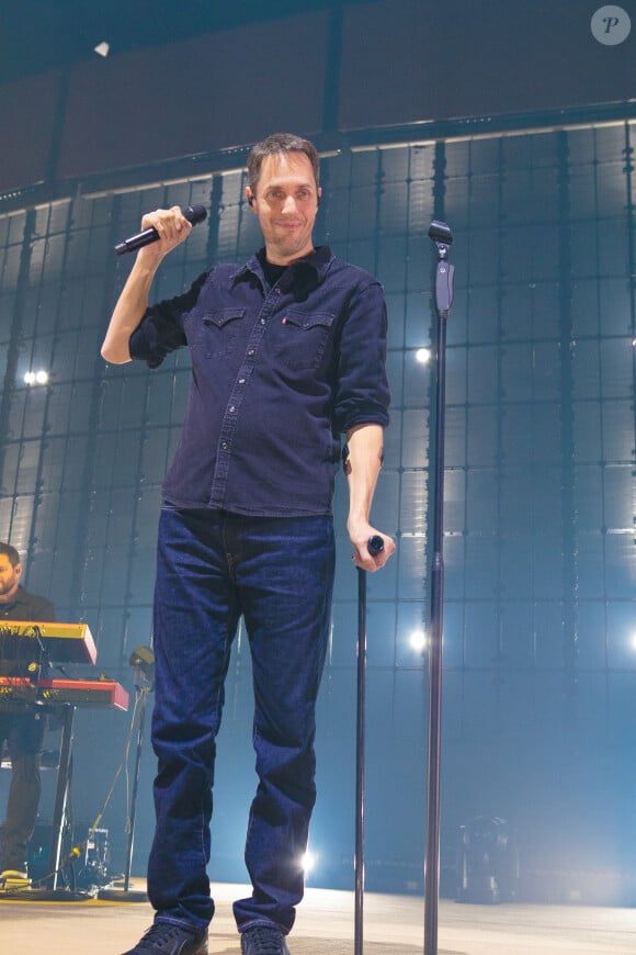 Grand Corps Malade (Fabien Marsaud) en concert au Zénith de Lille, France, le 15 février 2024. © Stephane Vansteenkiste/Bestimage