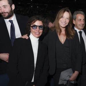 Selon ses dires, tous ensemble, ils forment une véritable "tribu".
Exclusif - Louis Sarkozy, Rachida Dati, Carla Bruni-Sarkozy, Nicolas Sarkozy lors d'une cérémonie organisée par le Conseil des institutions juives de France (CRIF) en hommage aux victimes des attentats du Hamas du 7 octobre 2023 contre Israël, à l'occasion du premier anniversaire de l'événement, à Paris, le 7 octobre 2024. © Jack Tribeca / Bestimage 