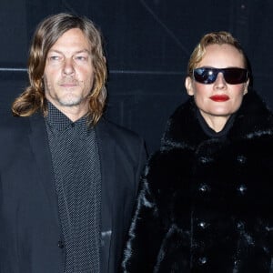 Diane Kruger et son compagnon Norman Reedus - Photocall du défilé Saint Laurent Womenswear Printemps/été 2024 dans le cadre de la Fashion week de Paris le 26 septembre 2023 à Paris. © Olivier Borde/Bestimage 