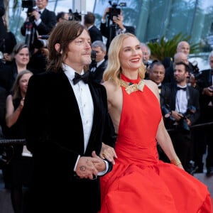 Norman Reedus et sa compagne Diane Kruger - Montée des marches du film " L'Innocent " lors du 75ème Festival International du Film de Cannes. Le 24 mai 2022 © Olivier Borde / Bestimage 