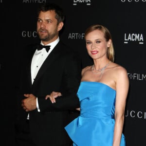 Diane Kruger et son ex-compagnon Joshua Jackson - Gala "The LACMA 2015 Art+Film" en l'honneur de James Turrell et Alejandro Inarritu à Los Angeles, le 7 novembre 2015. 