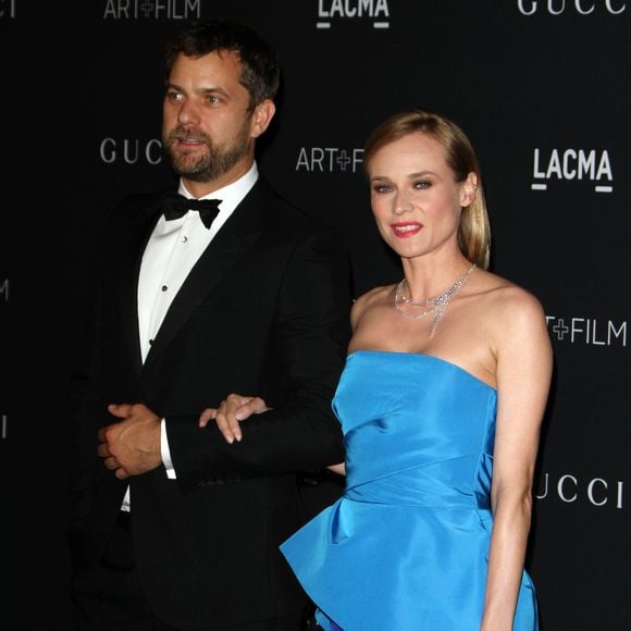 Diane Kruger et son ex-compagnon Joshua Jackson - Gala "The LACMA 2015 Art+Film" en l'honneur de James Turrell et Alejandro Inarritu à Los Angeles, le 7 novembre 2015. 