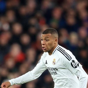 Kylian Mbappé avec le Real Madrid face à Liverpool, le 27 novembre 2024. (Credit Image: Jessica Hornby/Sportimage/Cal Sport Media)