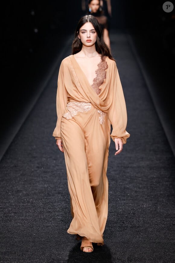 Deva Cassel - Défilé de mode Femmes automne-hiver 2024/2025 "Alberta Ferretti" lors de la fashion week de Milan. Le 21 février 2024