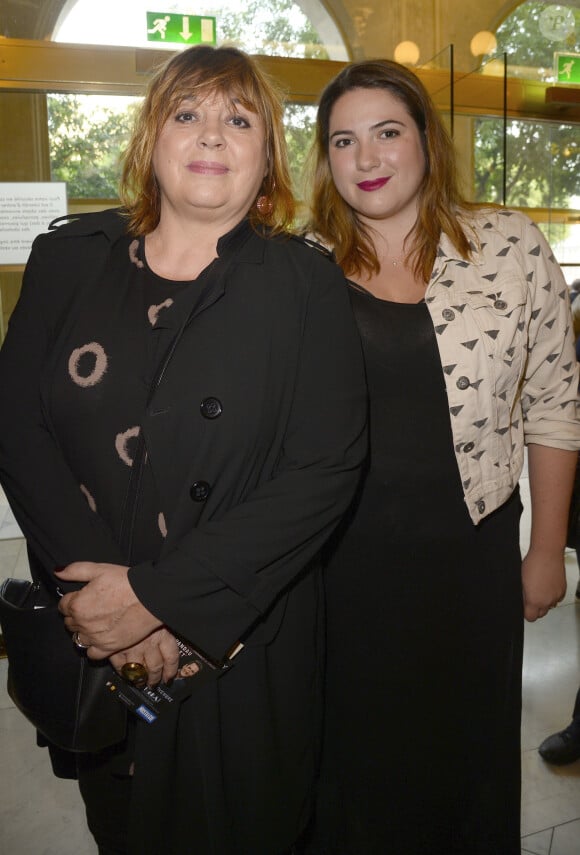 Michèle Bernier et sa fille Charlotte Gaccio - People assistent au concert de Patrick Bruel qui chante Barbara au Théâtre du Châtelet à Paris le 6 juin 2016. © Coadic Guirec / Bestimage