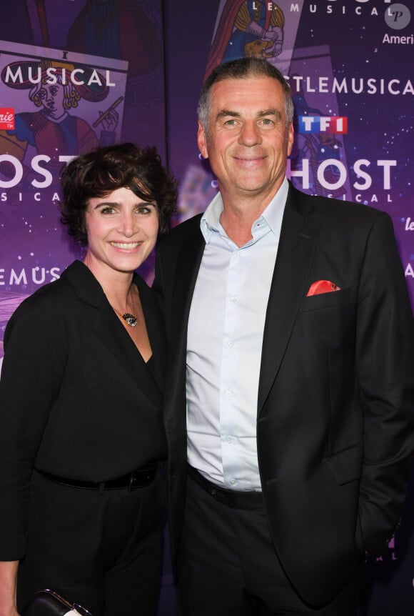 Bruno Gaccio et sa compagne Anne-Laure Gruet à la générale de la comédie musicale "Ghost" au théâtre Mogador à Paris, le 26 septembre 2019. © Guirec Coadic/Bestimage