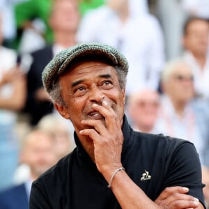 Yannick Noah - Novak Djokovic remporte les Internationaux de France de tennis de Roland Garros 2023 face à Casper Ruud (7-6 [7-1], 6-3, 7-5) à Paris le 11 juin 2023. Novak Djokovic s'adjuge un 23ème titre record en Grand Chelem et dépasse Rafael Nadal, bloqué à 22 titres et forfait cette année. © Jacovides-Moeau/Bestimage 