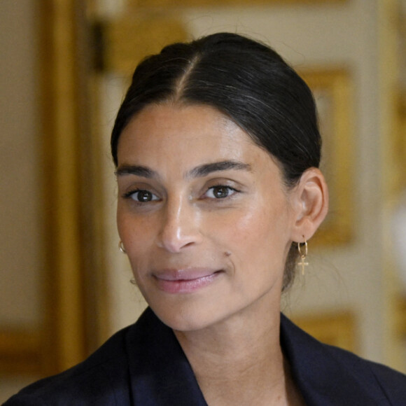 Tatiana Silva s'apprête à devenir maman pour la première fois...
L'animatrice de télévision belge Tatiana Silva lors déjeuner de travail avec les acteurs français et belges de l'industrie créative et culturelle à l'Hôtel de Ville de Paris, France. © Didier Lebrun/Pool/Photonews/Bestimage