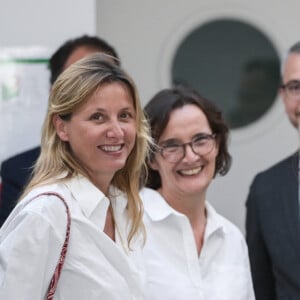 Sarah Poniatowski, Brigitte Macron - Inauguration de la Maison de l'Elysée située en face du Palais de l'Elysée, par le Président de la République Emmanuel Macron et sa femme Brigitte Macron, à l'occasion des Jeux Olympiques et Paralympiques de Paris 2024. Le 24 juillet 2024, a Paris. © Isa Harsin / Pool / Bestimage