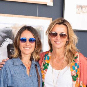 Exclusif - Alexia Laroche-Joubert et Sarah Poniatowski dans l'Espace VIP de la 9ème édition du "Longines Paris Eiffel Jumping" au Champ de Mars à Paris, France, le 24 juin 2024. © Perusseau-Veeren/Bestimage