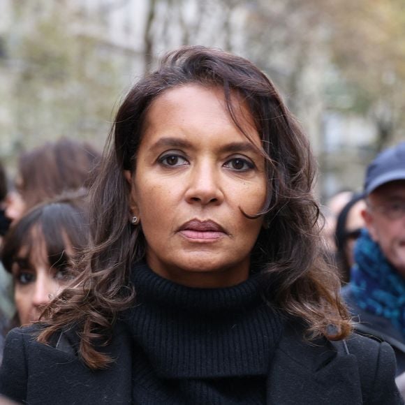 Karine le Marchand - Marche pour la République et contre l'antisémitisme à Paris le 12 novembre 2023. © Denis Guignebourg / Bestimage